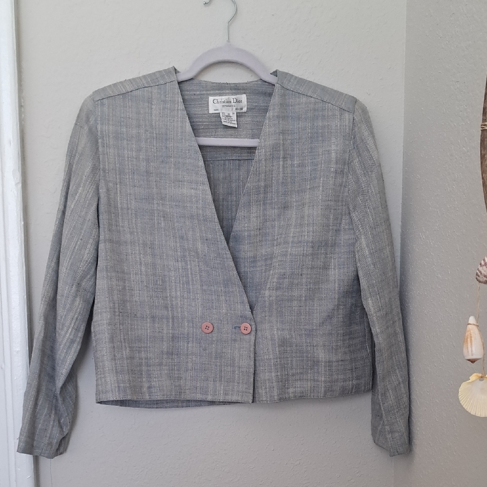Vintage Christain Dior Women's Jacket. PRICED TO SELL!